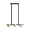 LED luster na sajli MIRELLA 3xGX53/6W/230V zlatna/crna