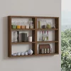 HANAH HOME Hexa Walnut