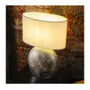 ONLI - Stona lampa CERAMICA 1xE27/15W/230V 51 cm srebrna/bela