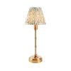 Endon 114800 - LED stona lampa BURLEY, punjiva, sa prigušiva LED/1,5W/5V mesing/zelena