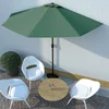 Balkonski suncobran s aluminijskom šipkom 300 x 155 cm zeleni