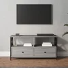 TV ormarić siva boja hrasta 90 x 33 x 45 cm od drva i željeza