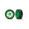 Kolo Traxxas 1,9 , disk z deljenimi kraki zelena, pnevmatike za drift (2) (spredaj)