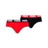 PUMA Briefs (2-Pack) Men, Clothing, Red/Black, 4