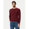 Gant Pulover 8050601 Bordo rdeča Regular Fit