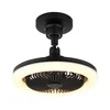 Globo 03680S - LED prigušiva plafonski ventilator LIDEA LED/20W/230V 3000-6500K crna+daljinski upravljač