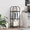 Polica Crni hrast 40 x 30 x 109 cm Konstruirano drvo
