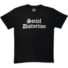 Social Distortion Logo Mono Black L Majica