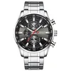 Sat CURREN NA-14255 - Srebrna / Crna KP14255