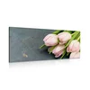 Slika pastelni rožnati tulipani - 140x70