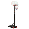 Košarkaški stalak bijeli 216 - 250 cm od polietilena