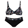 PETITE FLEUR Bikini, črna