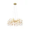 Globo 64132-8 - Luster na sajli DANNA 8xG9/8W/230V prečnik 61 cm zlatni