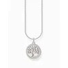 Thomas Sabo KE2220-007-21-L45V Silver necklace w. Tree of Love pendant u. weißer Emaille