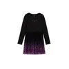 Desigual Obleka lila/sivka/magenta/črna