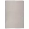 Vanjski tepih ravnog tkanja 120 x 170 cm svijetlo sivi