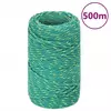 Vidaxl vidaXL Jadralna vrv, zelena, 2 mm, 500 m, polipropilen