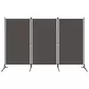 vidaXL Paravan 3-delni antraciten 260x180 cm