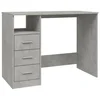 Radni stol siva boja betona 102x50x76 cm konstruirano drvo