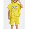 Sinsay - Komplet dukserice i šortsa SpongeBob - svetlo žuta