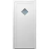 Zunanja stranska vrata Solid Elements Postojna KF04 (60x980x1980mm, bela, desna, PVC)