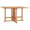 Sklopivi vrtni blagovaonski stol 110 x 110 x 75 cm od tikovine