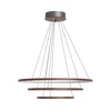 ByRydens 4202250-6003-LED Viseči lestenec na jeklenem kablu TRIONE LED/45W/230V rjave barve, premer 80 cm