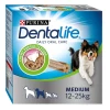 Purina Dentalife prigrizki za dnevno nego zob za srednje velike pse - 48 palčk (16x69 g)