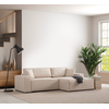 Atelier del Sofa Ugaona garnitura Pirlo 100x88x260cm Bež