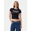 Tommy Jeans Majica črna/bela