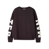 NAME IT Majica NKFNOKKI temno rjava / rosé / volneno bela