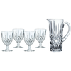 Kozarec z vrčem NOBLESSE, set 5 kosov, prozoren, Nachtmann