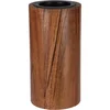 HOMESTYLING Svečnik za čajno svečo, premer 6 x 14 cm, leseni