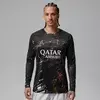 Nike Paris Saint-Germain 2026 Stadium Night Edition Mens Jordan Dri-FIT Football Long-Sleeve Replica Jersey - Black