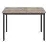 Songmics Jedilna miza 70x110x77 cm rjava