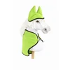 BB Komplet Hobby Horse A3: preproga iz flisa + glušniki - neonsko zelena
