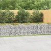 Lučna gabionska povišena gredica 800x50x100cm pocinčano željezo