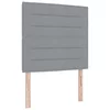 vidaXL vidaXL Vzglavje Svetlo sivo Tkanina 90 cm Tapecirano vzglavje, (22080295)