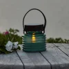Sirius LED-sončna svetilka Aston Jar, višina 12 cm, zelena/rjava, IP44 - zelena, rjava, črna - Steklo