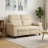 Vidaxl Kavč Krem 158 x 90 x 95 cm Blago