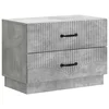 Noćni ormar Betonska siva 62 x 34,5 x 44,5 cm Konstruirano drvo