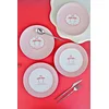 Hermia Set dezertnih tanjira, 4 komada, Šareni