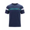 ELLESSE Majica Caserio mornarska / cijansko modra / bela