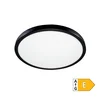 LED plafonjera 28W dnevno svetlo crna