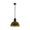 Eglo 79442 - Luster na lancu GOLDING 1xE27/60W/230V patina