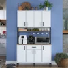 Hanah Home Komoda JE127 3401, 120x198.6x40 cm, Bela