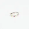 Prstan TwoJeys Enameled Multicolor Icon Link M Silver Universal
