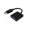 E-Green Adapter DisplayPort - VGA D-sub M/F crni