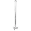 MANHATTAN Stropni nosilec za projektor 13-106 cm do 10 kg, naklon ±10°, aluminij, srebrne barve