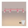 Brilagi - LED spot svetiljka CRESTO 4xGU10/10W/230V ružičasta
